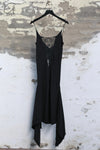 Marc Le Bihan Low-cut V-neck blazer dress MLB-21223-BLACK